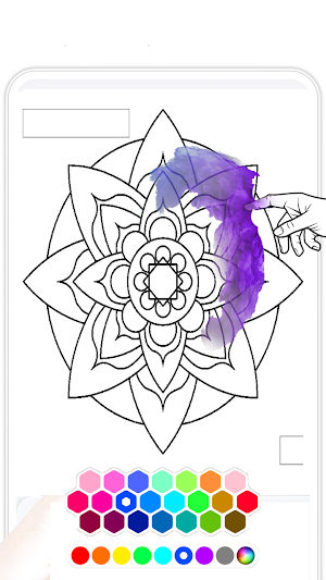 Floral Coloring Book Harmony Screenshot 0