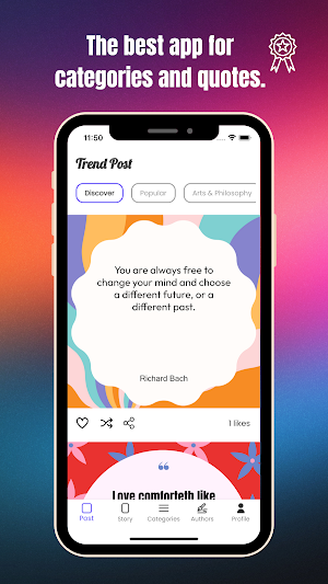 Trend Post Quotes PRO Screenshot 0