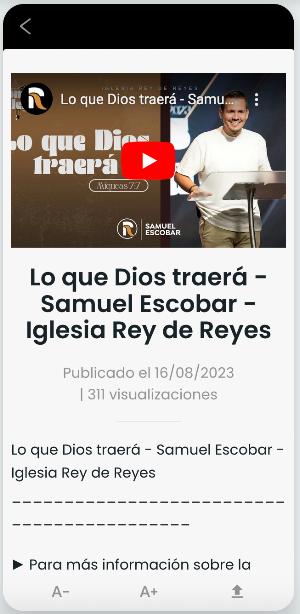 Iglesia Rey de reyes Screenshot 3