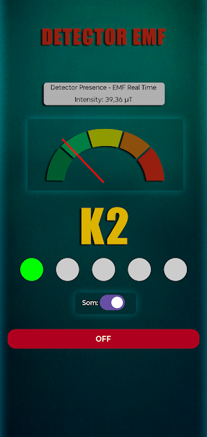 K2 Detector EMF - Real Time Screenshot 2