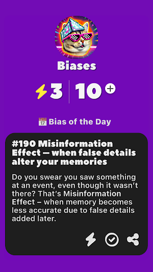 Cognitive Biases: Think Better Screenshot 1