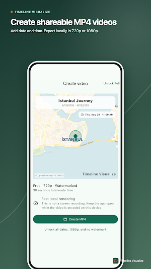 Timeline Visualize: Travel Map Screenshot 1