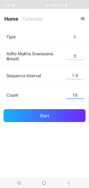 Surya Namaskar Counter Screenshot 0