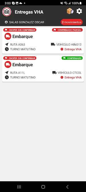 Entregas VHA Screenshot 0