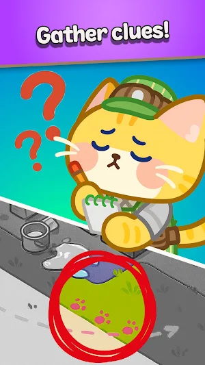 Merge Cat Detective Screenshot 2