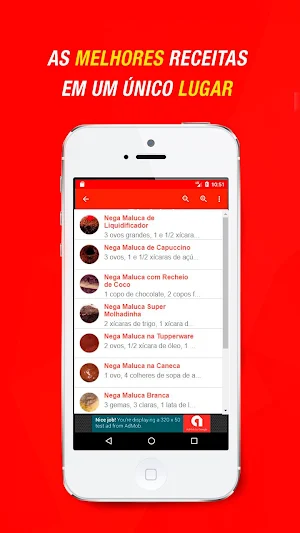 Receitas de Nega Maluca Screenshot 3