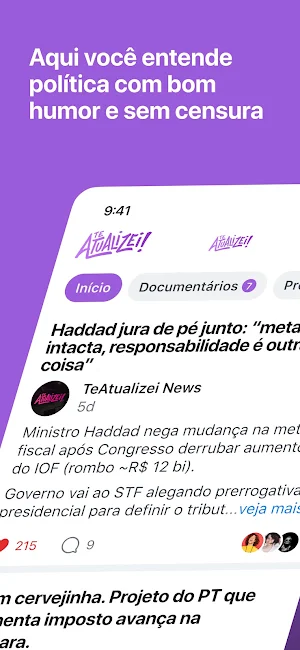 Te Atualizei Screenshot 0
