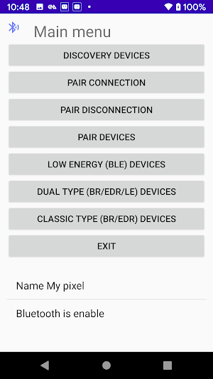 BluetoothLet Screenshot 0