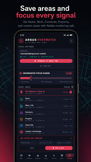 ARGUS Overwatch: Live Alerts Screenshot 0