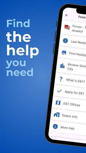 Food Benefits Finder Screenshot 0