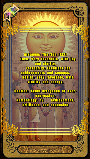 Egyptian Tarot - Yes or No Screenshot 1