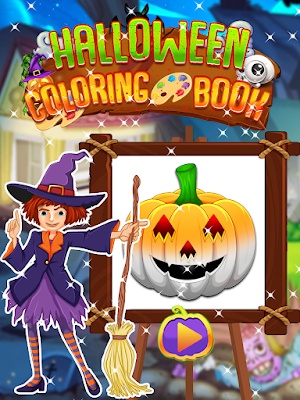 Halloween Coloring Pages Game Screenshot 1