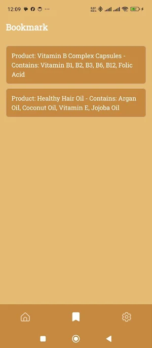 Composition of Products Screenshot 3