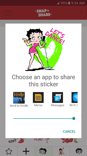 Betty Boop Snap & Share Screenshot 2