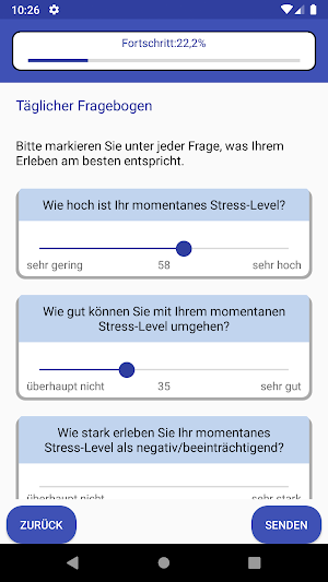 TrackYourStress Screenshot 2