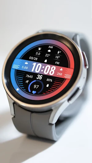 ZKin Watch Red Blue Sports Screenshot 2