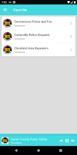 Tennessee police, fire and EMS radios Screenshot 2