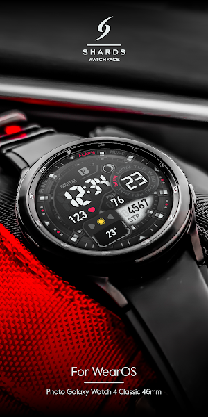 SH017 Watch Face, WearOS watch Screenshot 1