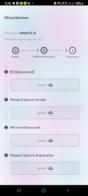Okada247 Rider App Screenshot 0