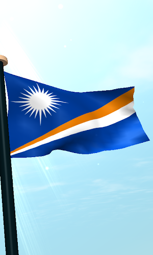 Marshall Islands Flag 3D Screenshot 3
