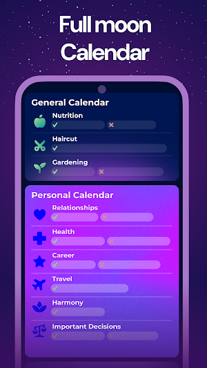 Moonity - Moon Calendar Phases Screenshot 3