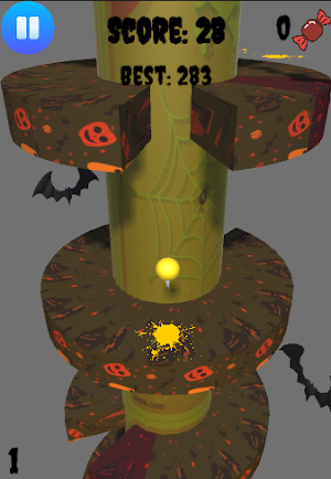 Helix Jump: Trick or Treat Screenshot 0