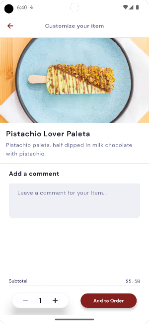 The Paleta Bar Screenshot 2