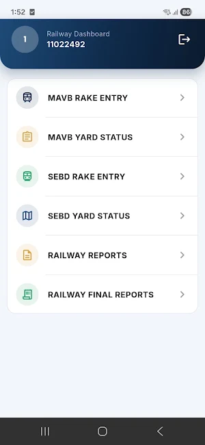 Railway Dashboard Screenshot 0
