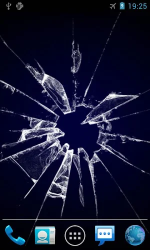 Cracked Screen Live Wallpaper (Simulation) Screenshot 1