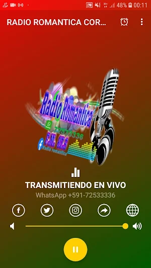 Radio Romantica coroico Screenshot 2