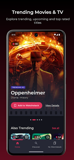 Watchstack - Find Movies & TV Screenshot 0