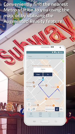 Budapest Metro Guide and Subway Route Planner Screenshot 3