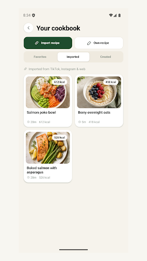 MyFoody: Recipes & Calories Screenshot 2