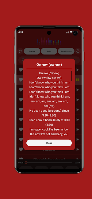Music Rihanna & Lyrics Offline Screenshot 2