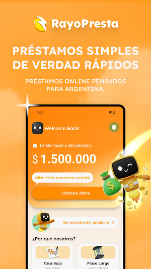 RayoPresta - Préstamos Rápidos Screenshot 0