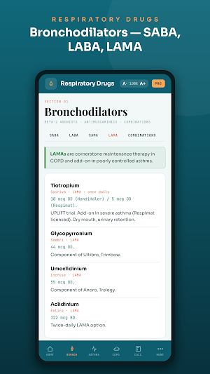 Respiratory Drugs Screenshot 1