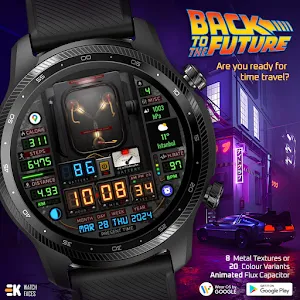 Back to the Future Watch Face Screenshot 1