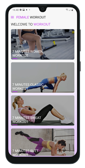 Women Workout at Home and Gym - Female Fitness App Screenshot 1