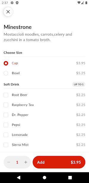 Two Guys Pasta & Pizza Screenshot 3