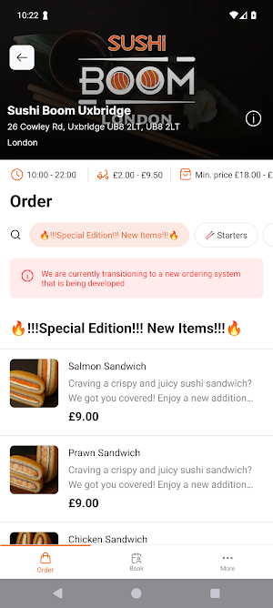 Sushi Boom London Screenshot 0