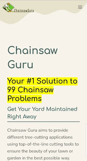 Chainsaw Guru Screenshot 2