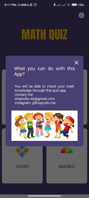 Math Quiz Screenshot 2