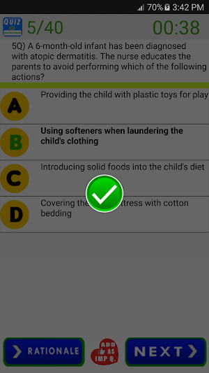 Pediatric Nursing Quiz Questions Free Screenshot 3