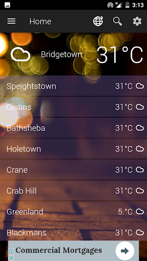 Barbados Weather Screenshot 2