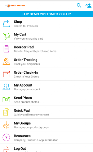 HJC Parts Express Screenshot 0