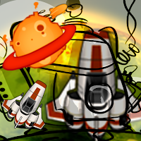 Endless Space Jet Run 2D