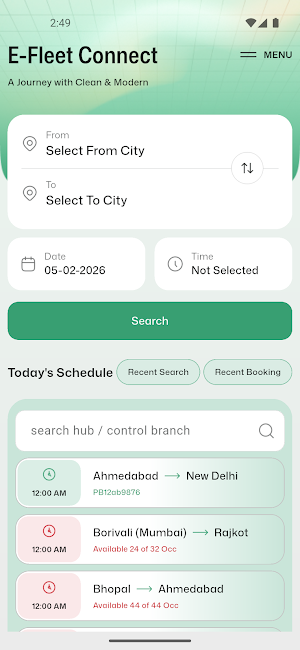 E-Fleet Connect Screenshot 1
