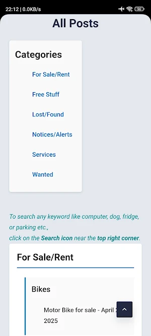 MWF Community Exchange Screenshot 2