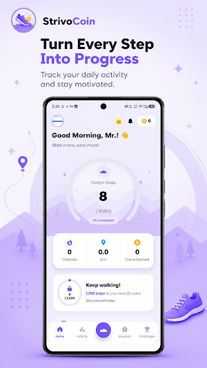 Strivo Steps Screenshot 0