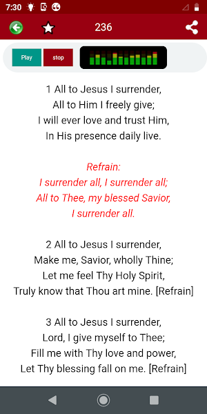 Most Popular Hymns ( + Tunes) Screenshot 2